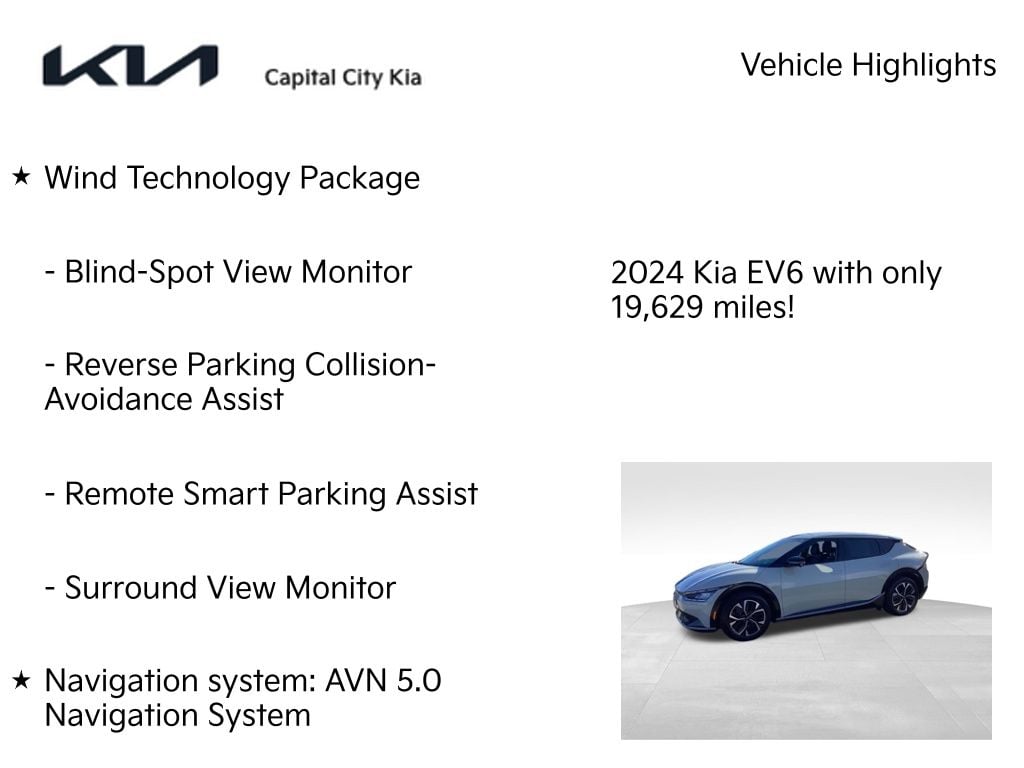 8 thumbnail image of  2024 Kia EV6 Wind