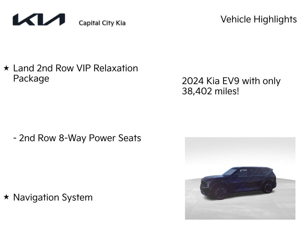 8 thumbnail image of  2024 Kia EV9 Land