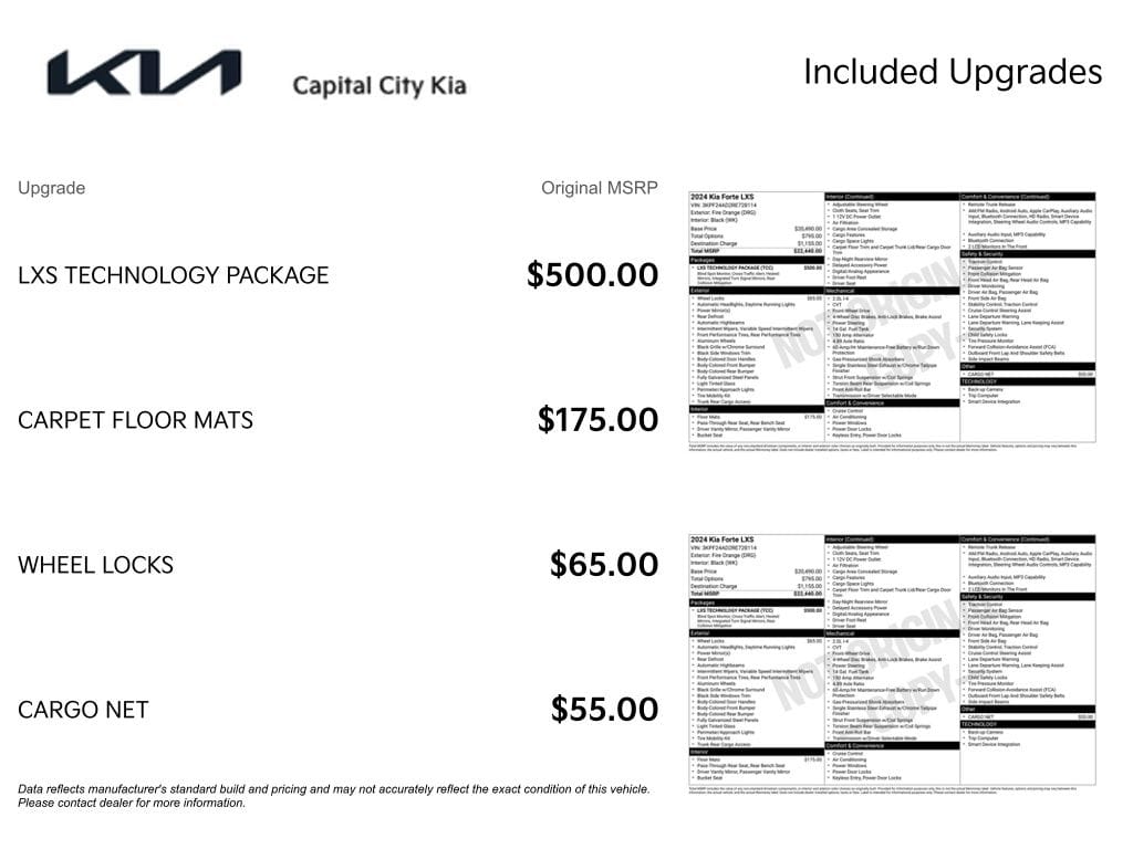 2 thumbnail image of  2024 Kia Forte LXS