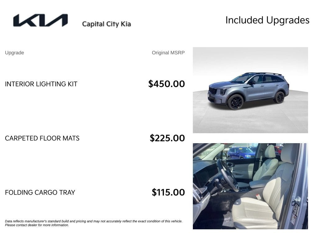 4 thumbnail image of  2024 Kia Sorento X-Line EX