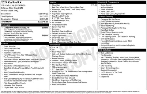 1 image of 2024 Kia Soul LX
