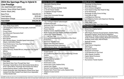 1 image of 2024 Kia Sportage Plug-In Hybrid X-Line Prestige