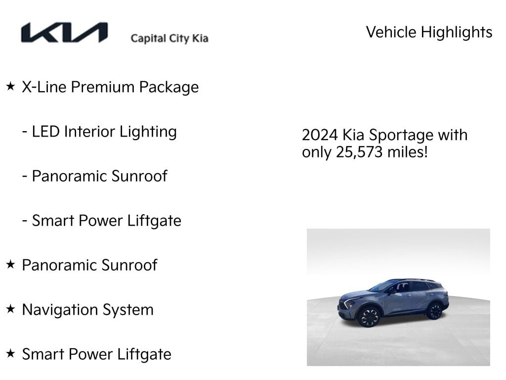 8 thumbnail image of  2024 Kia Sportage X-Line