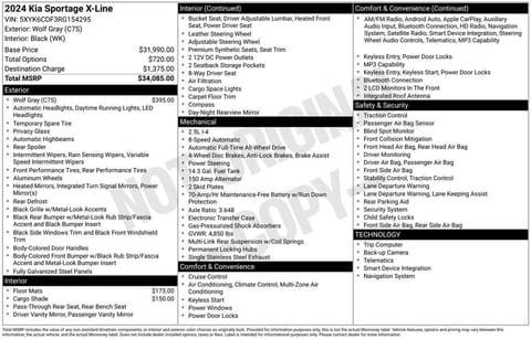 1 image of 2024 Kia Sportage X-Line