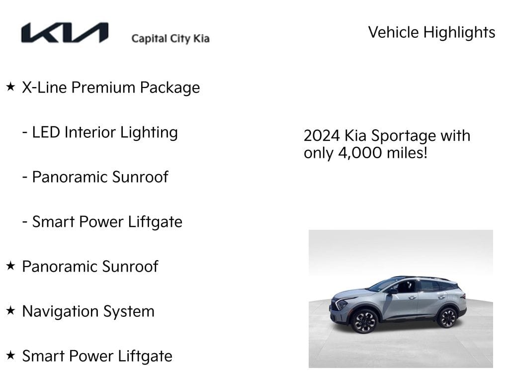 8 thumbnail image of  2024 Kia Sportage X-Line