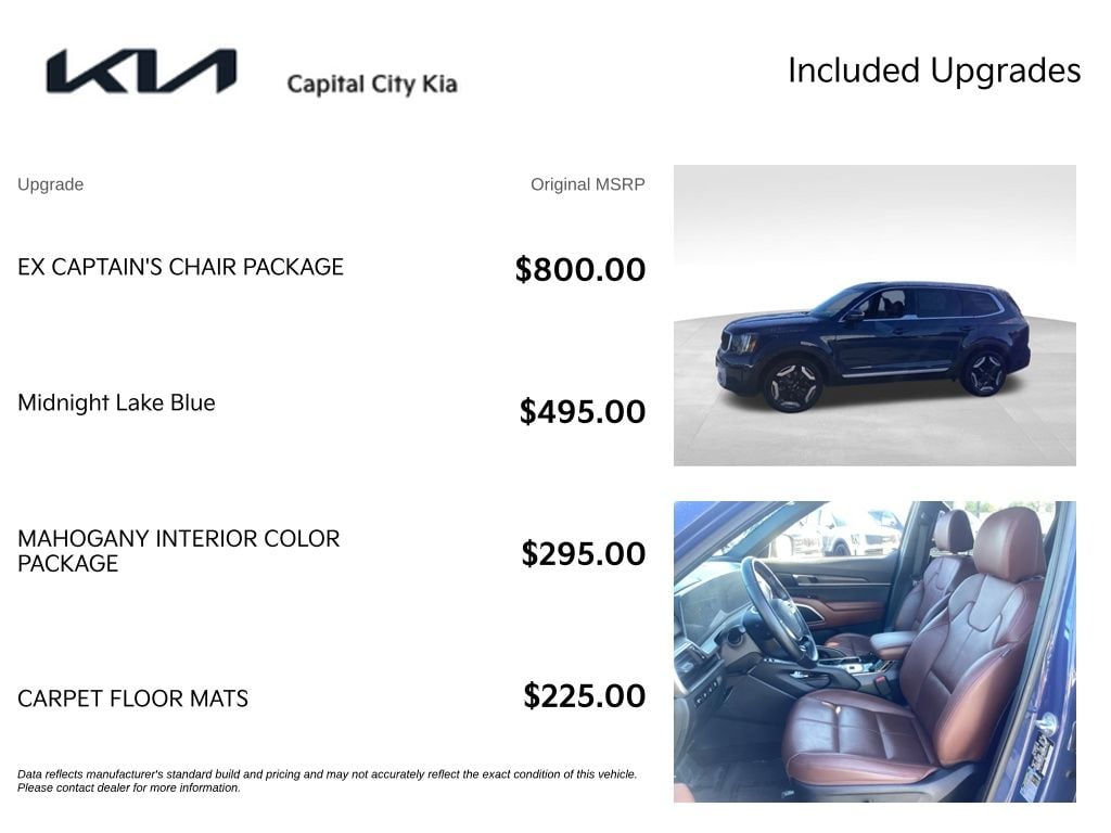 4 thumbnail image of  2024 Kia Telluride EX