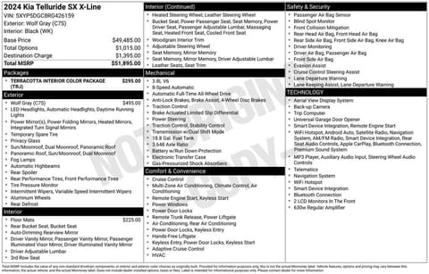 1 image of 2024 Kia Telluride SX X-Line