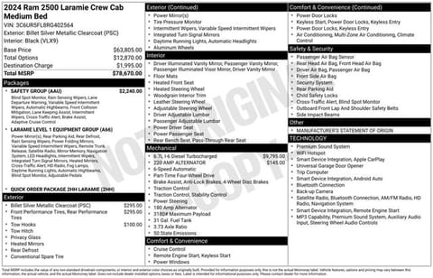 1 image of 2024 Ram 2500 Laramie