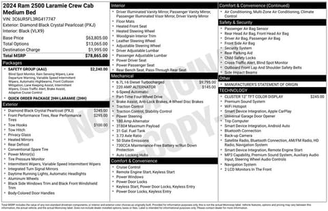 1 image of 2024 Ram 2500 Laramie