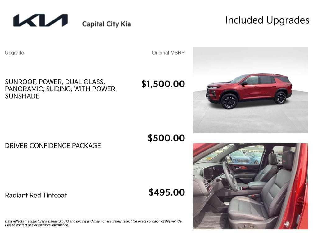 4 thumbnail image of  2025 Chevrolet Traverse Z71