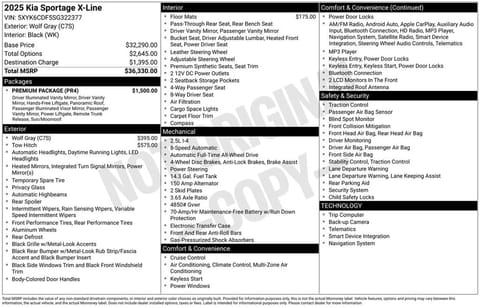 1 image of 2025 Kia Sportage X-Line