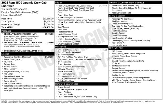 5 thumbnail image of  2025 Ram 1500 Laramie