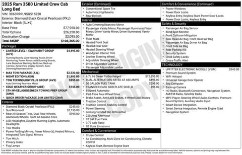 1 image of 2025 Ram 3500 Limited