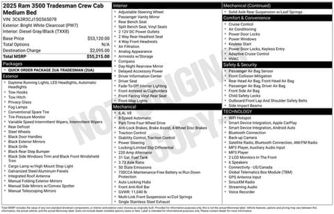 1 image of 2025 Ram 3500 Tradesman