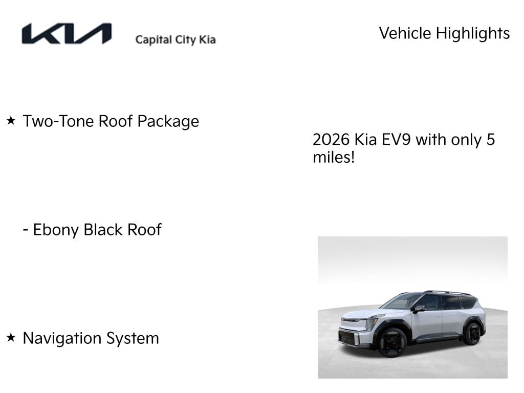 8 thumbnail image of  2026 Kia EV9 GT-Line