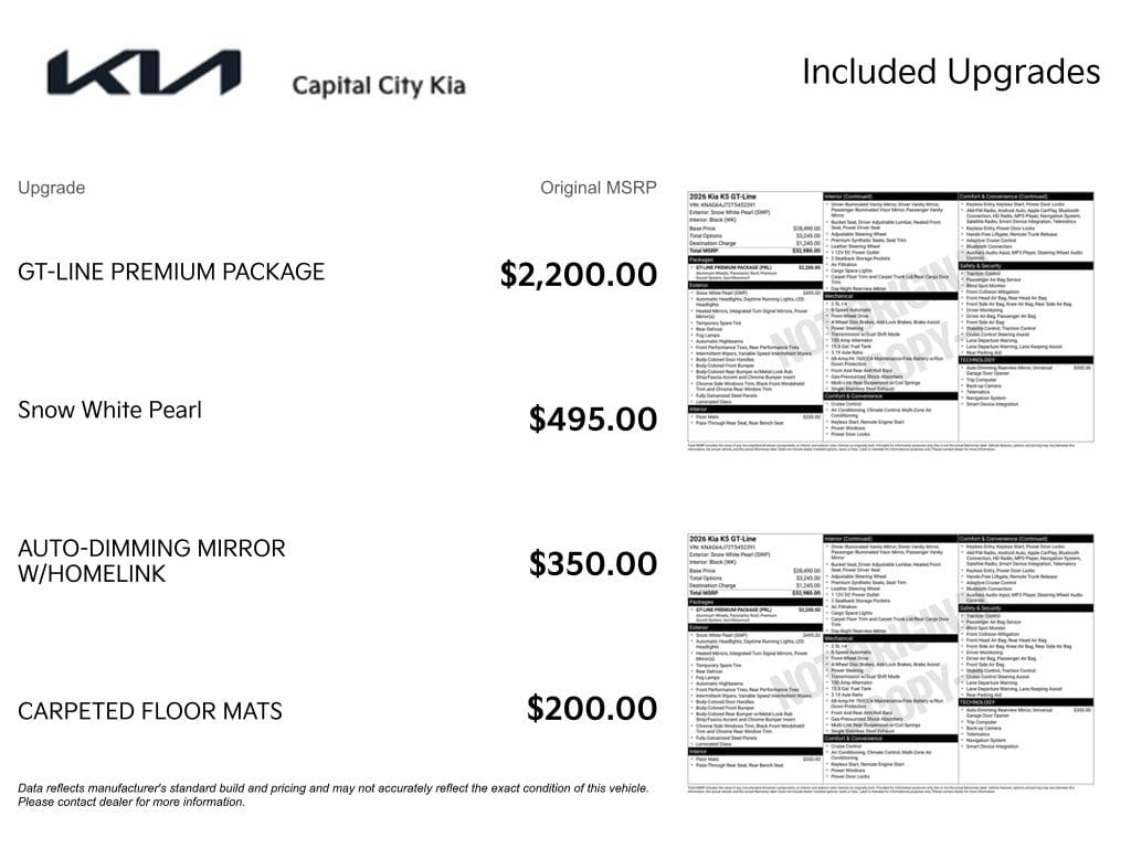 2 thumbnail image of  2026 Kia K5 GT-Line