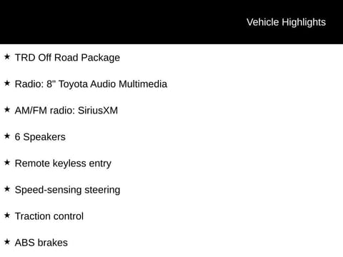 1 image of 2026 Toyota Tacoma TRD Off-Road