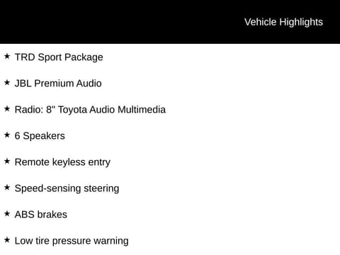 1 image of 2026 Toyota Tacoma TRD Sport
