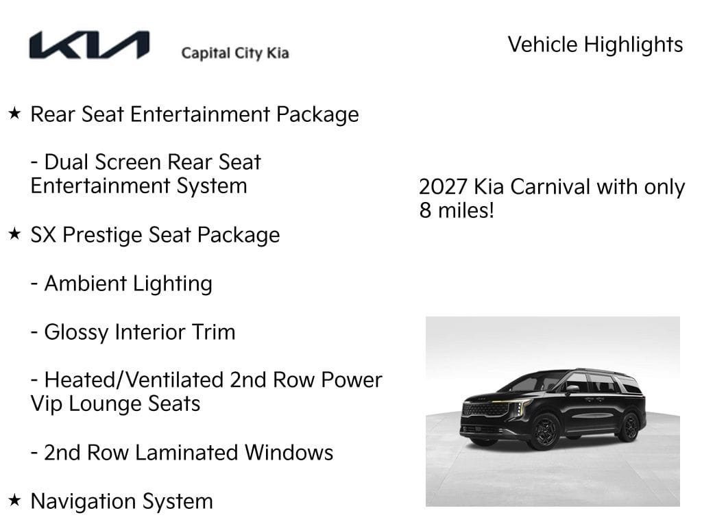 2 thumbnail image of  2027 Kia Carnival Hybrid SX Prestige