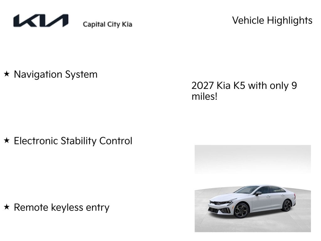 7 thumbnail image of  2027 Kia K5 GT-Line