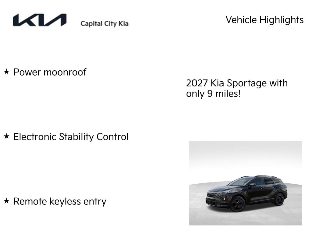7 thumbnail image of  2027 Kia Sportage X-Line