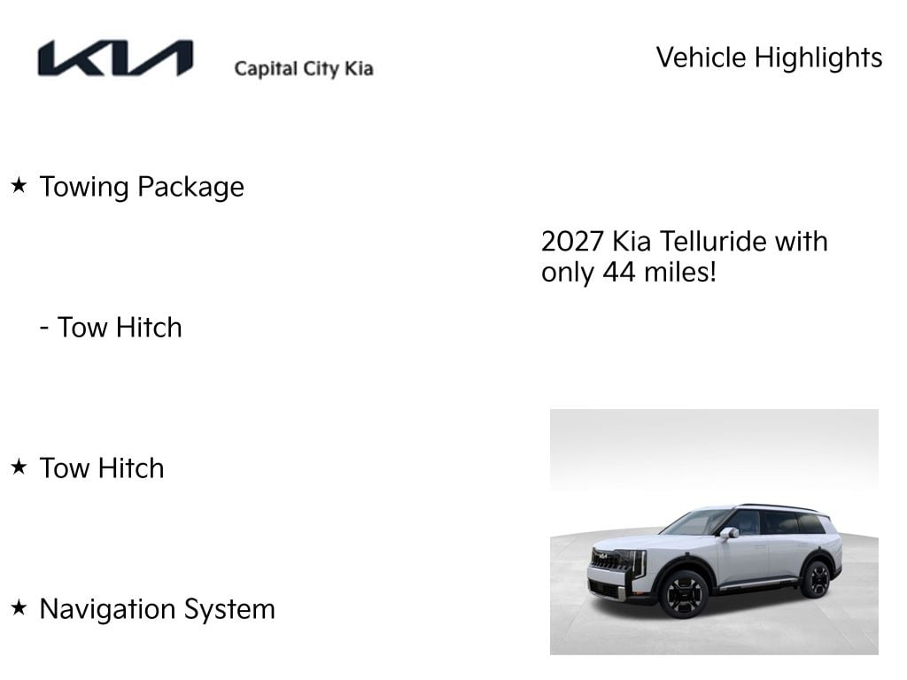 8 thumbnail image of  2027 Kia Telluride Hybrid EX