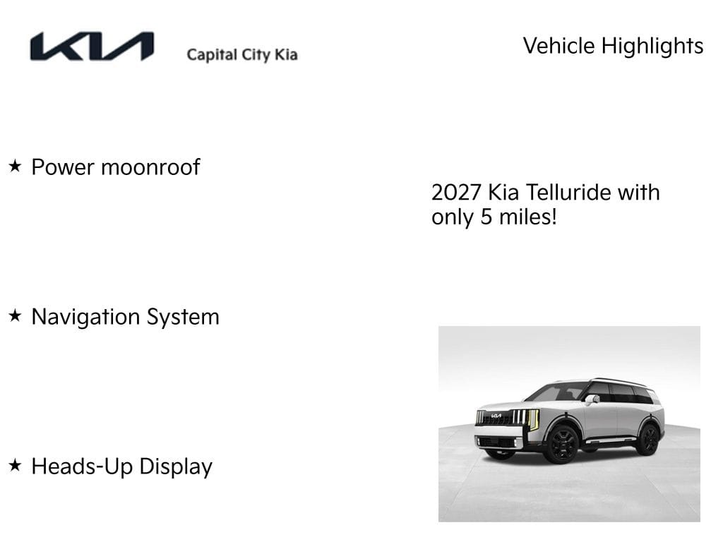 2 thumbnail image of  2027 Kia Telluride Hybrid SX Prestige