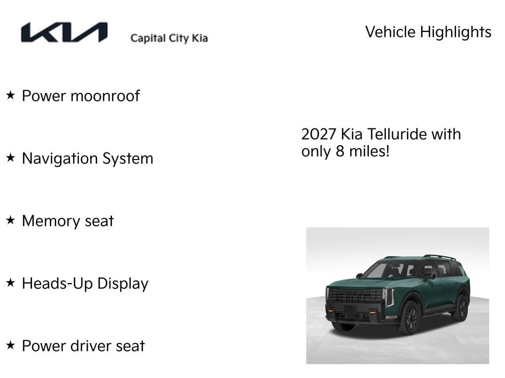 2 thumbnail image of  2027 Kia Telluride X-Pro SX
