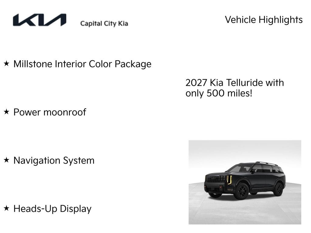 2 thumbnail image of  2027 Kia Telluride X-Pro SX-Prestige