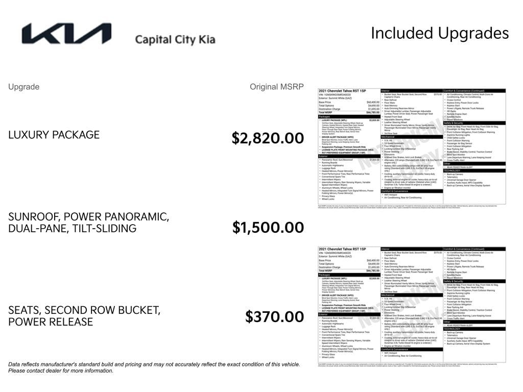 2 thumbnail image of  2021 Chevrolet Tahoe RST