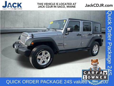 1 image of 2015 Jeep Wrangler Unlimited Sport