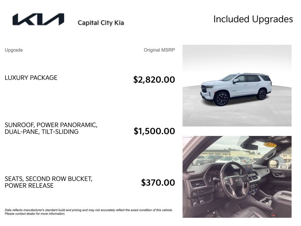 4 thumbnail image of  2021 Chevrolet Tahoe RST