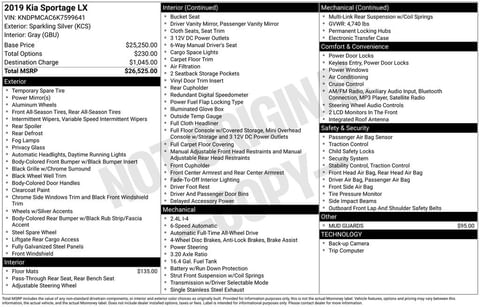 1 image of 2019 Kia Sportage LX