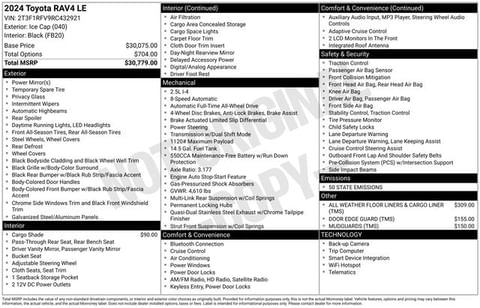 1 image of 2024 Toyota RAV4 LE