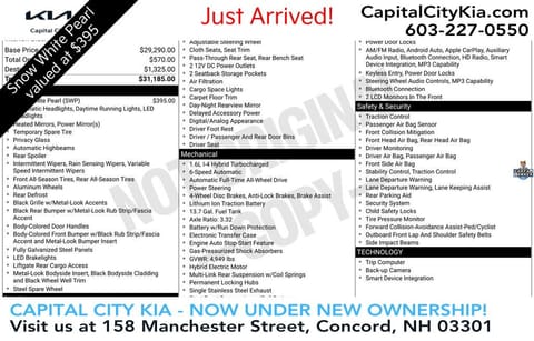 1 image of 2023 Kia Sportage Hybrid LX