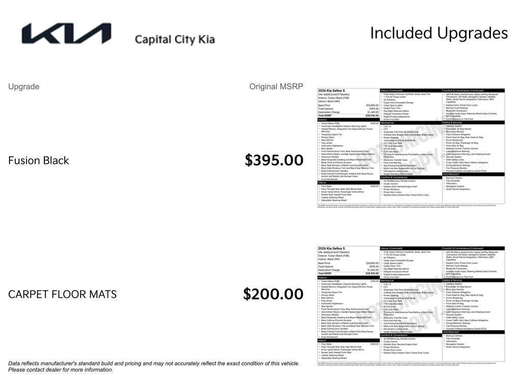 2 thumbnail image of  2026 Kia Seltos S