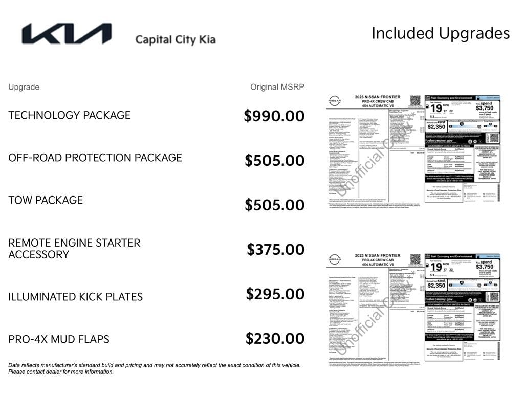 2 thumbnail image of  2023 Nissan Frontier PRO-4X