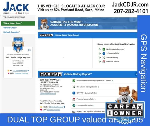 1 image of 2018 Jeep Wrangler Unlimited Sahara