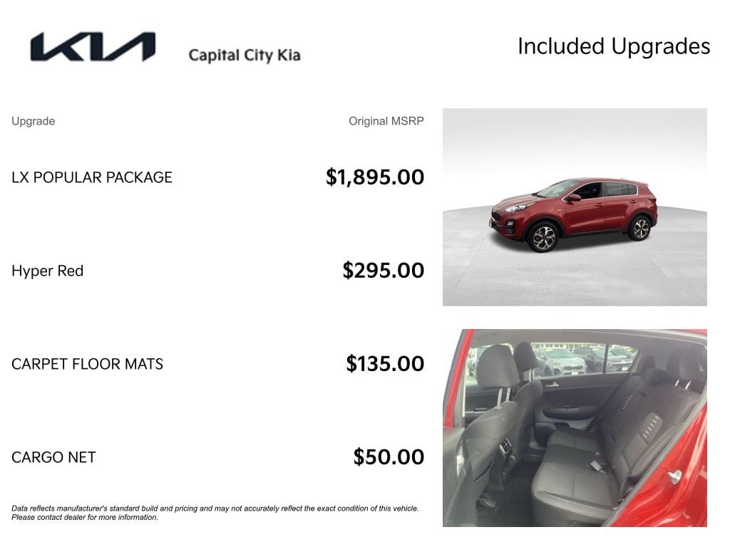 4 thumbnail image of  2020 Kia Sportage LX