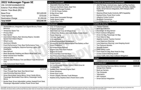 1 image of 2022 Volkswagen Tiguan 2.0T SE