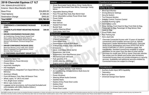 1 image of 2018 Chevrolet Equinox LT