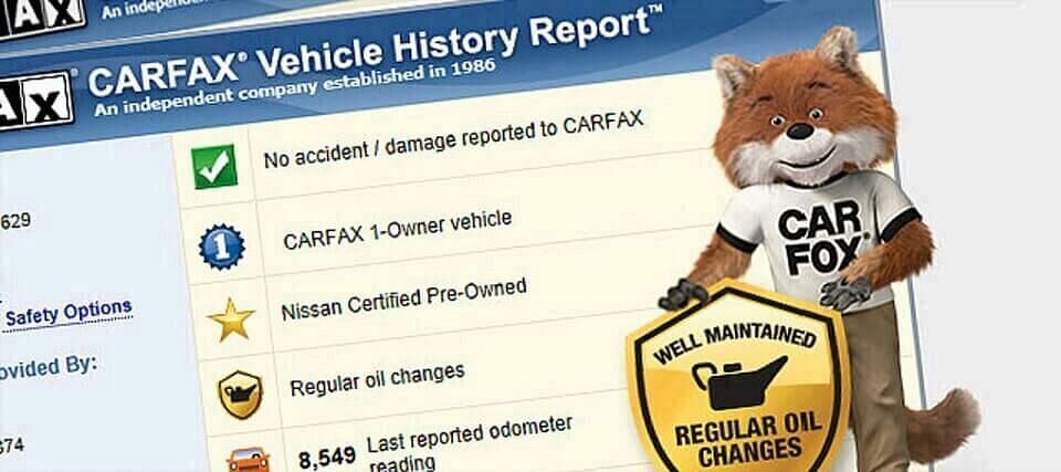 Carfax history report