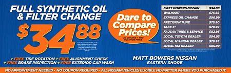 34.88 Oil Change Special