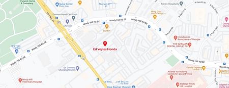 map of Ed Voyles Honda