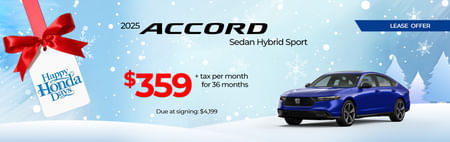 Accord Hybrid Lease Special