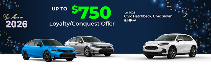 up to $750 Loyalty/Conquest Offer