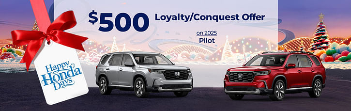 $500 Honda Loyalty/Conquest Offer