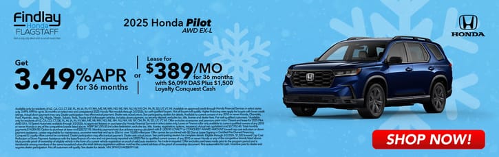 Lease Special - 2025 Pilot EX-L AWD $389