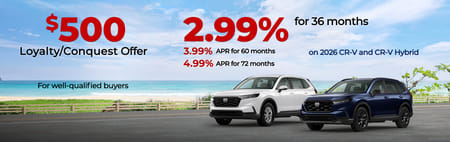 2026 CR-V APR offer