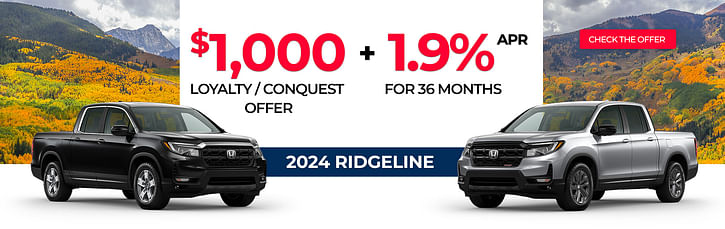 $1000 Loyalty / Conquest Offer